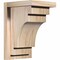 Ekena Millwork Mediterranean Smooth Corbel w/Backplate, Douglas Fir, 7 1/2"W x 8"D x 12"H COR08X08X12MED01SDF - alternate 1